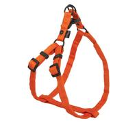 JACK AND VANILLA, Imbracatura ergonomica in Nylon Arancione per Cani, Regolabile da 53 a 82 cm, 25 mm di Larghezza, Ideale per Passeggiate e attività all'aperto, Taglia L, Modello Comfort