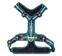 JACK AND VANILLA, Imbracatura ergonomica per Animali, Comfort ottimale, Sicurezza Rinforzata, Design Moderno, Facile da Usare, Ideale per Passeggiate, Taglia XS, Colore Blu, Modello Expedition