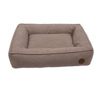 JACK AND VANILLA, Letto Box ergonomico per Cani, spazioso e Confortevole, sfoderabile, Design Elegante, Colore Rosa, Dimensioni 120 x 80 x 19 cm, per Tutte Le Razze