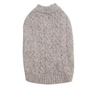 JACK AND VANILLA, Maglione per Cani Elegante e Confortevole, Design Moderno, Facile da Mantenere, vestibilità Perfetta, Ideale per Tutte Le Occasioni, Taglia L, Colore Grigio, Modello 5Th Avenue
