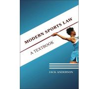 Jack Anderson Modern Sports Law (Tascabile)