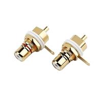 Jack audio Connettore Presa femmina Terminale altoparlante Telaio Montaggio a pannello Connettori CMC Dado ciclo(6pcs)