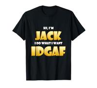 Jack Costume IDGAF Funny Meme Halloween Costume for Jacks Maglietta