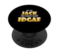 Jack Costume IDGAF Funny Meme Halloween Costume For Jacks PopSockets PopGrip Adesivo