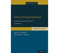 Jack D. Edinger Colleen E. Carney Overcoming Insomnia (Tascabile)