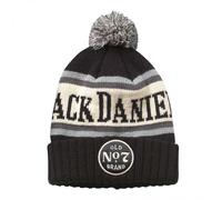 Jack Daniel's Cuffed Knit Beanie with Pom