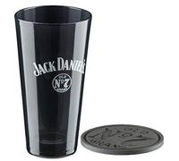 Jack Daniel's Old No. 7 - Set regalo di bicchieri alti per whisky, colore: nero