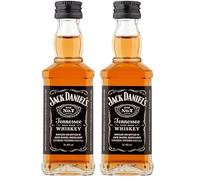 Jack Daniel's Old No. 7 Tennessee Whiskey Mignon - Formato Mini, Liquore Americano Originale, Gusto Deciso e Morbido, 40% Vol, Bottiglia in Vetro da 5 cl (Confezione da 2)