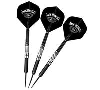 Jack Daniel's Set di freccette con punta in acciaio con licenza ufficiale | 90% tungsteno titanio nero | 23 g (D1048)