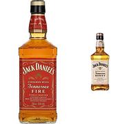 Jack Daniel'S Tennessee Fire - 70 cl & Tennessee Honey-Il tradizionale Tennessee Whiskey con aggiunta di liquore al miele. Gusto morbido e avvolgente. Vol 35% - 70 cl