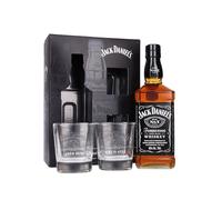 Jack Daniel's Tennessee Whiskey 40% Vol. 0,7l in Giftbox with 2 Rocks glasses