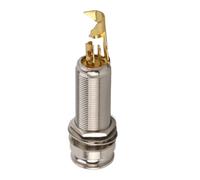 Jack del perno di fine per chitarra acustica - rame, versione stereo durevole, costruita - in pickup compatibile con chitarra ukulele banjo mandolino, dimensioni del foro da 1,3 -