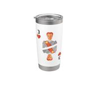 Jack Di Cuori Bicchiere termico in acciaio inox doppia parete