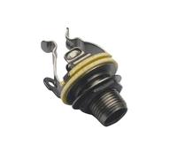 Jack di uscita mono multi-contatto 6.35 da 2 pezzi Jack da 1/4 Doppi puntali positivi e doppia messa a terra for un segnale acustico ottimale(Gun Color 2pcs)