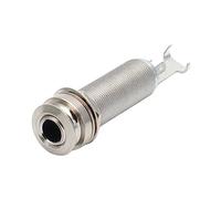 Jack Finale per Chitarra Stereo a Vite in Metallo Argento