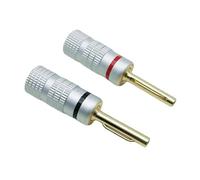 Jack for altoparlante audio maschio a banana da 4 mm Amplificatore Connettori terminali a banana Connettori for cavi for altoparlanti(12 Pieces,Y Type)