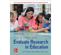 Jack Fraenkel Norman Walle How to Design and Evaluate Research in E (Tascabile)