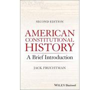 Jack Fruchtman American Constitutional History (Tascabile)