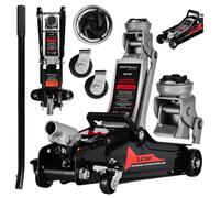 Jack Idraulico 2,5T Profilo Basso Sollevatore Auto Supporto In Gomma KD1362