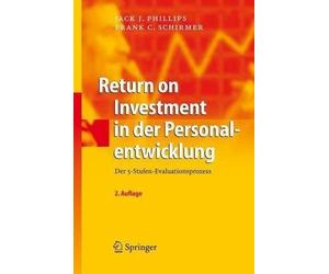 Jack J. Phillips Frank Return on Investment in der Personal (Copertina rigida)