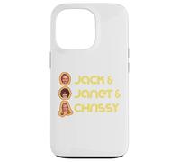 Jack & Janet & Chrissy Three's Company Roommate Faces Retro Custodia per iPhone 13 Pro