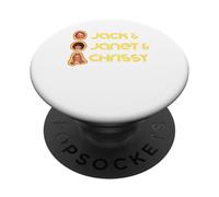 Jack & Janet & Chrissy Three's Company Roommate Faces Retro PopSockets PopGrip Adesivo