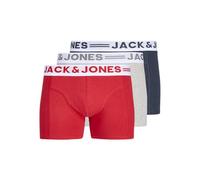 JACK & JONES 3-Pack Sense Trunks-Confezione da 3 Noos, Chiaro Grigio Melange, S (Pacco da 3) Uomo