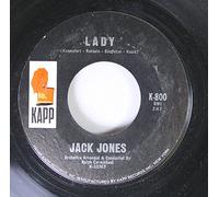 Jack Jones 45 RPM Lady / Afraid To Love