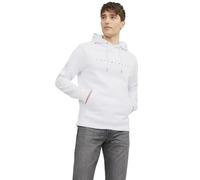Felpa con cappuccio Jack & Jones Essential Logo bianco - XL