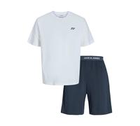 JACK & JONES Abito da casa 'JACOMAHA' navy / bianco, Taglia L
