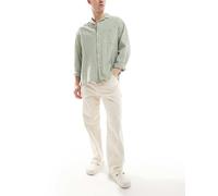 Jack & Jones - Alex - Jeans larghi écru con dettagli carpenter-Bianco W31 L30