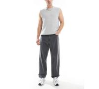 Jack & Jones - Alex - Pantaloni ampi grigio scuro in twill W34 L34