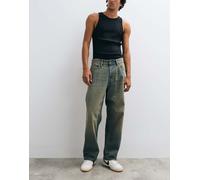 Jack & Jones Alex pantaloni baggy grigio tenue-Blu W36 L32