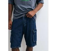 Jack & Jones Alex shorts cargo in denim baggy azzurro chiaro-Blu M