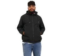 Jack & Jones Basic Softshell Plus Size Jacket Nero 6XL / Regular Uomo
