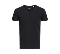 Jack & Jones - Basic V-Neck Tee S/S Noos, T-Shirt Uomo, Black, XXL