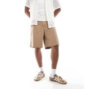 Jack & Jones - Bill - Pantaloncini chino ampi color cuoio-Marrone 2XL