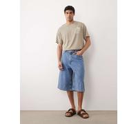 Jack & Jones - Billy - Jorts in denim taglio lungo blu medio L
