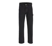 Jack Jones Black Cotton Relaxed Fit Jeans - W31 | L34