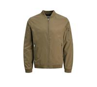 JACK & JONES Uomo Giacca Bomber Leggera Giacca College Basic Blouson Giacca di Transizione Elasticizzata Senza Cappuccio JJERUSH., Colore:Verde-2, Dimensione Giacca:XL