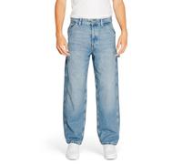 Jack Jones Blue Cotton Relaxed Fit Jeans - W36 | L32
