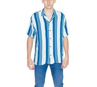 Jack Jones Blue Viscose Shortsleeve Shirt - IT52 | XL