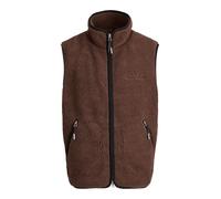 JACK & JONES Bodywarmer Jornorrebro Teddy-Scaldacollo, Mogano Profondo, M Uomo