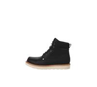 JACK & JONES Jfwarchway Pu Moc Boot, Stivaletti Stringati Uomo, Antracite, 41 EU