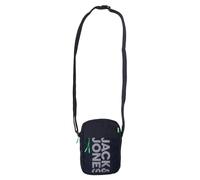 JACK & JONES Borsa a tracolla da uomo Jacashford Mesh, Navy Blazer/Dettagli: verde islandese
