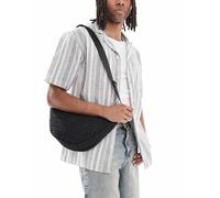 Jack & Jones - Borsa a tracolla nera all'uncinetto-Nero One Size