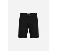 Jack & Jones Uomo Pantaloncini chino Bowie, Nero