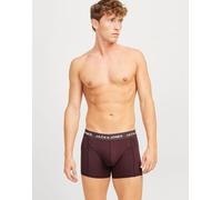 Jack & Jones - Boxer aderenti colore surf the web-Blu M