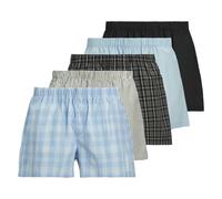 Jack&Jones Boxer Da Uomo, Confezione Da 5 - Jacmilano Boxer Woven 5 Pack
