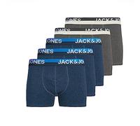 JACK & JONES - Boxer da uomo, confezione da 5, M